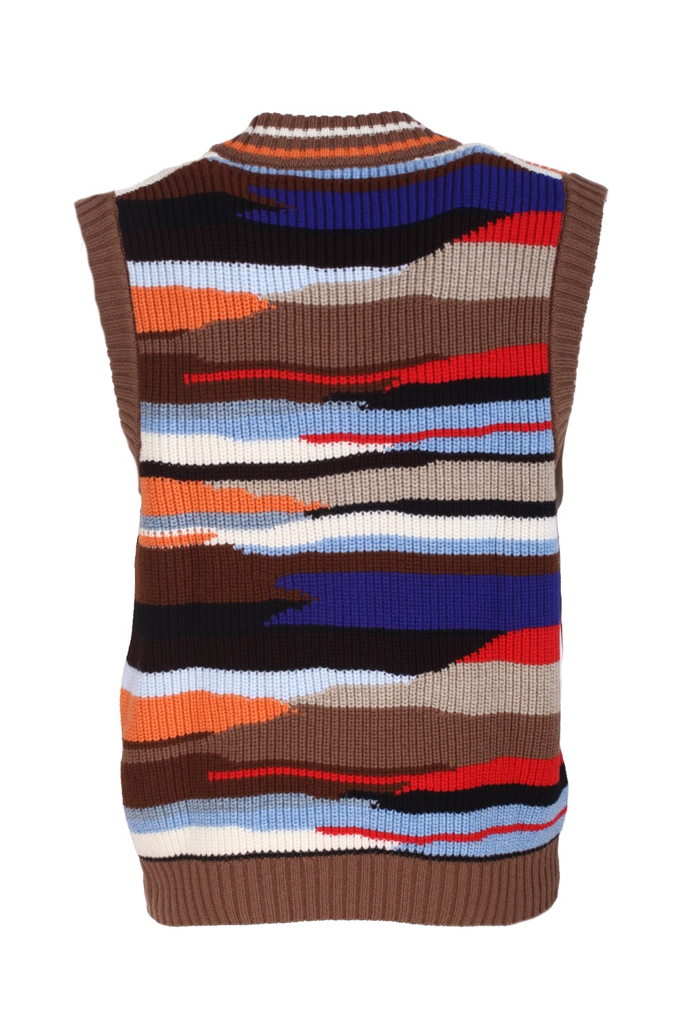 shop MISSONI Saldi Gilet: Missoni gilet in lana.
Scollo V.
Senza maniche.
Multicolor.
Fondo e polsini a coste.
Vestibilità regolare.
Composizione: 100% Lana.
Fabbricato in Italia.. US22WN0N-S014P number 5420251